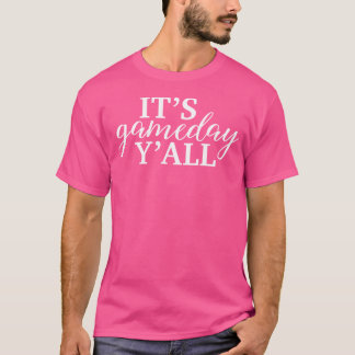Det är speldagen Y'All Football Baseball Basketbal T Shirt
