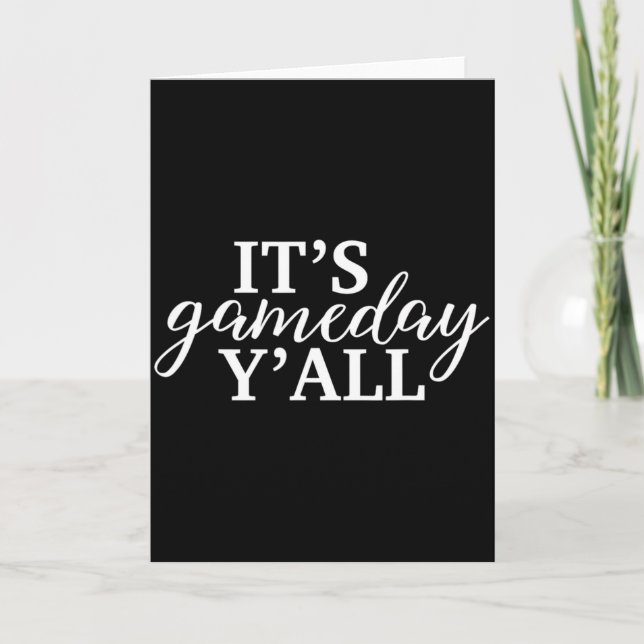 Det är speldagen Yall Fotbyll Bysebyll Bysketbyll  Kort (Framsida)
