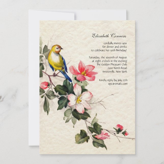 Det är Springtimeinbjudan Inbjudningar (Framsida)