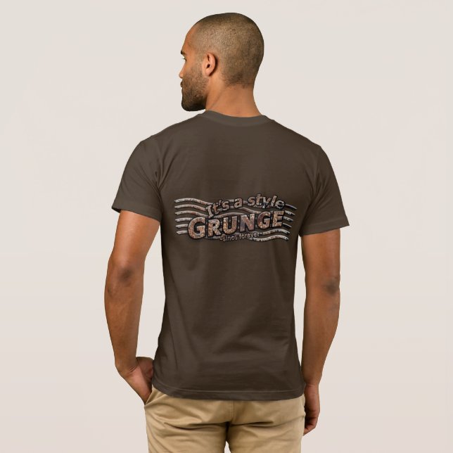 Det är Stil GRUNGE Rusty Brev Tröja (Hel baksida)
