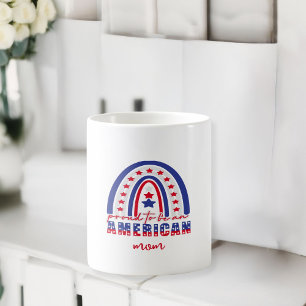 Det är stolt att vara amerikan kaffemugg