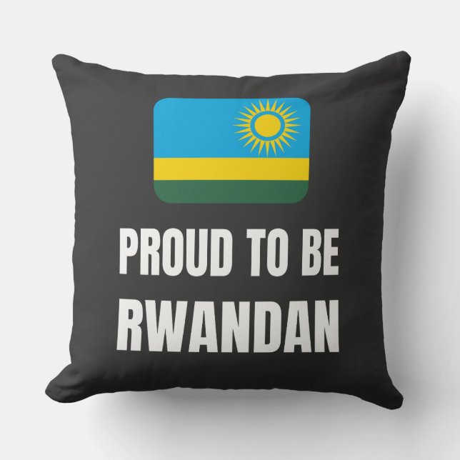Det är stolt att vara Rwanda Kudde (Framsida)