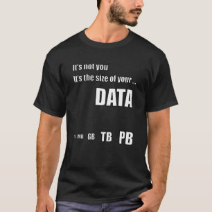 Det är storleka för dina data för Science T Shirt