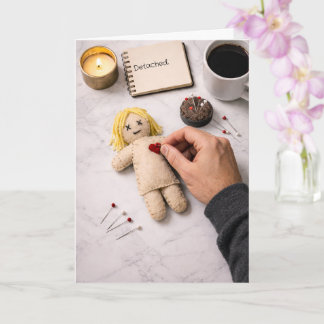 Det är svårt att bryta upp - Avskild illustration Kort