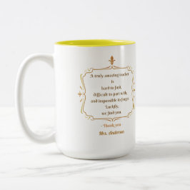 Det är svårt att hitta en riktig fantastisk-lärare Två-Tonad mugg