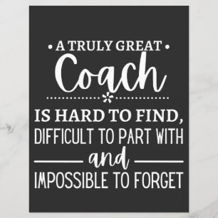 Det är svårt att hitta en verkligt Underbar coach