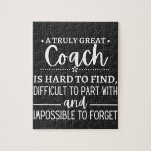 Det är svårt att hitta en verkligt Underbar coach Pussel