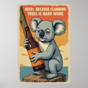 Det är svårt att klättra i Träd.. Poster