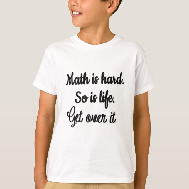 Det är svårt att komma över den roliga mattskjorta t shirt (Framsida)