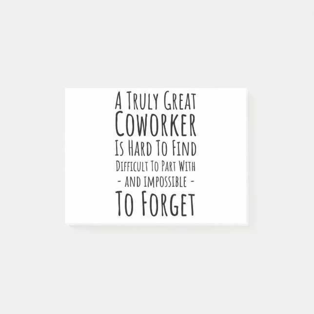 Det är svårt att kopiera en verkligt underbar meda post-it block (Framsida)