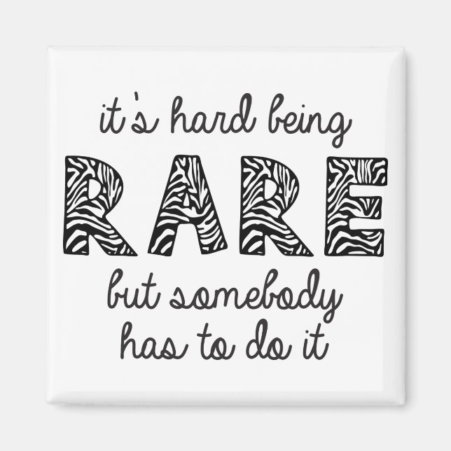 Det är svårt att vara Sällsynt Magnet (Framsidan)