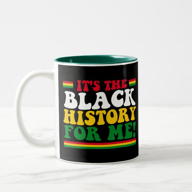 Det är Svart historia för mig Två-Tonad Mugg (Vänster)