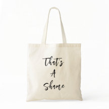 "Det är synd" Roligt Citat Vikbar Väska