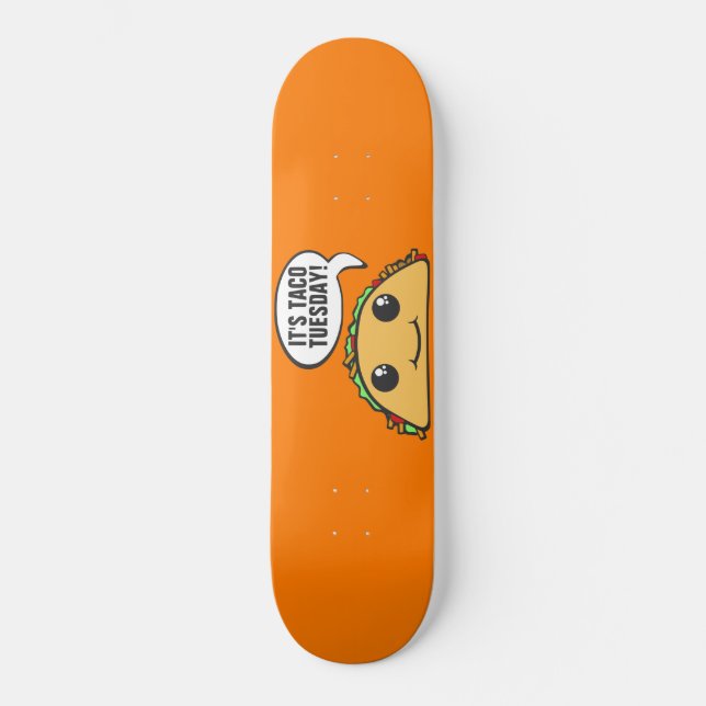 Det är Taco tisdag Mini Skateboard Bräda 18,5 Cm (Framsida)