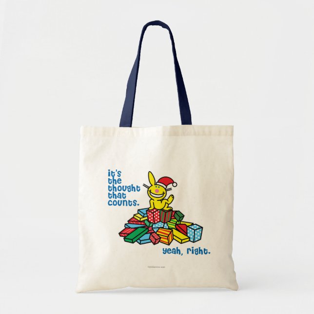 Det är tanken som räknar tygkasse (Framsidan)