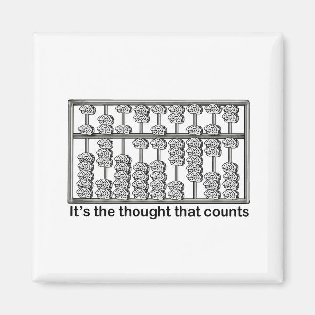 Det är tanken som räknas magnet (Framsidan)