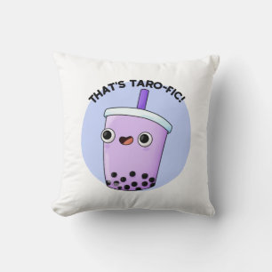 Det är Taroffic Funny Boba Tea Pun Kudde