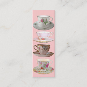 Det är TeaTime bokmärken Mini Visitkort