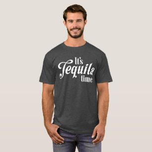 Det är tequilatid som dricker humor tröja
