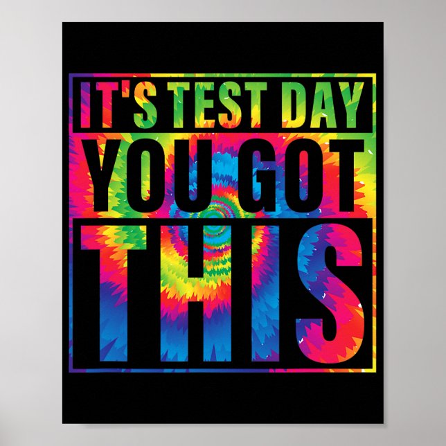 Det är testdagen du Har den här lärartestdagen Poster (Framsidan)