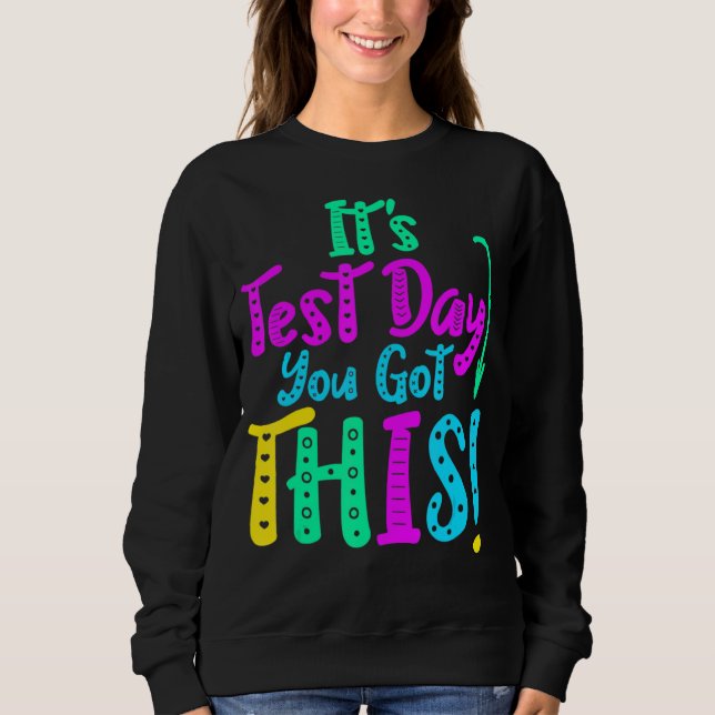 Det är testdagen du Har den här testdagen lärarstu T Shirt (Framsida)