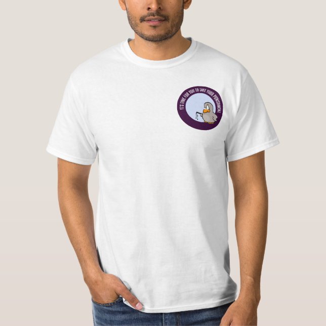 Det är tid för att dig bestraffas t-shirt (Framsida)