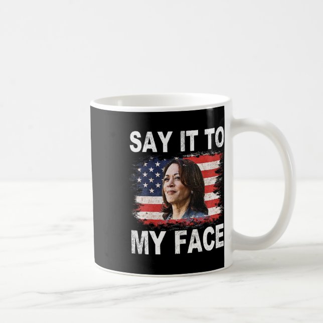 Det är till min Ansikte Funny Kamala-harris Adress Kaffemugg (Höger)