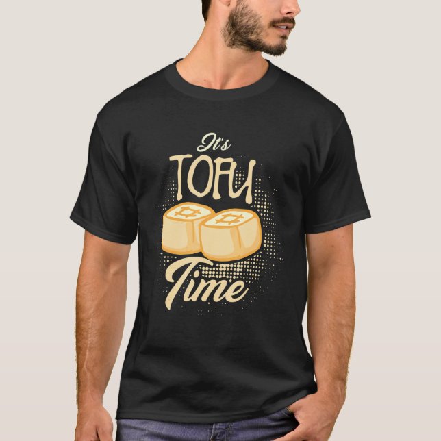 Det är Tofu-tid, roligt Vegetarian Vegan T Shirt (Framsida)