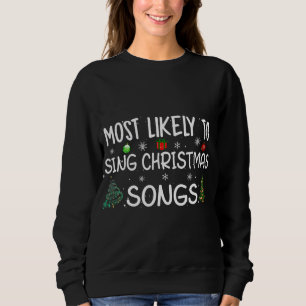 Det är troligast att julfamiljen sång sjunga Chris T Shirt