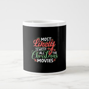 Det är troligast att titta på alla julklappar-fi jumbo mugg