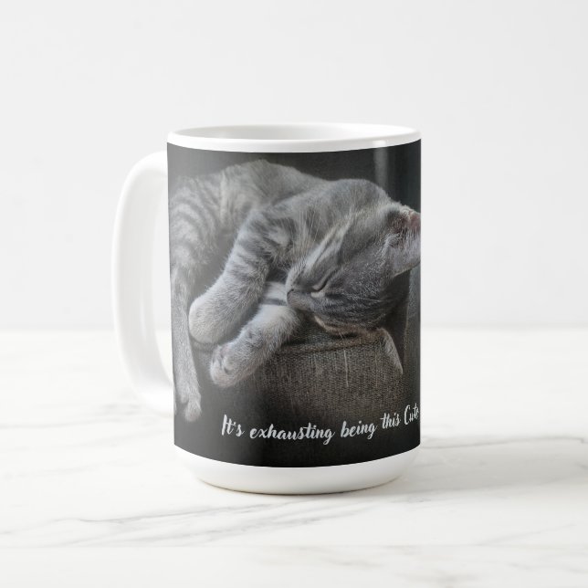 Det är tröttsamt att vara så söt kaffemugg (Framsida vänster)