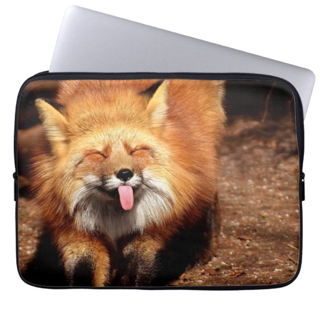 Det är Tunga ut. Laptop Fodral (Framsidan)
