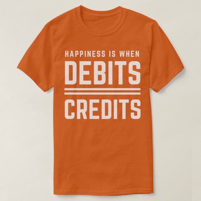 Det är tur när vi debatterar Kredit 4 T Shirt (Design framsida)