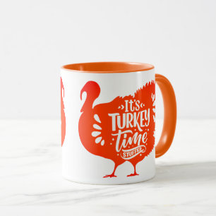 Det är Turkiet-tid för Thanksgiving Mugg