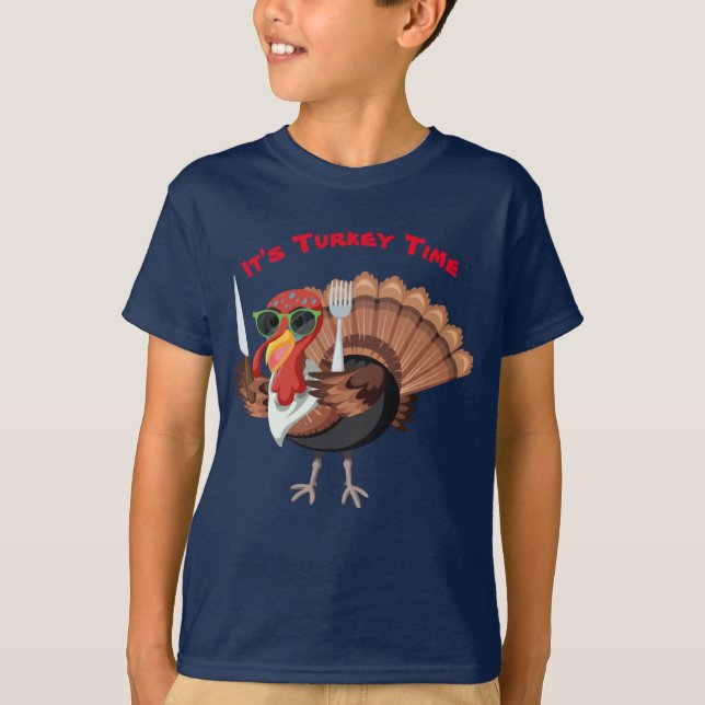 Det är Turkiet Time Boy T-Shirt (Framsida)