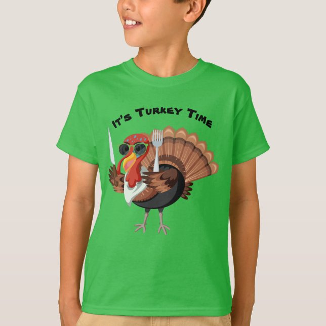 Det är Turkiet Time Boy T-Shirt (Framsida)