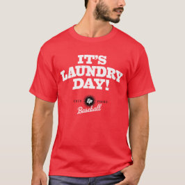 DET ÄR TVÄTT DAGEN! - EP Baseball Mörk Bkgd T Shirt