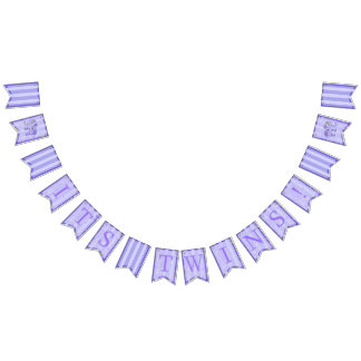 Det är twillingar! Babyelefanten blommar Vimplar