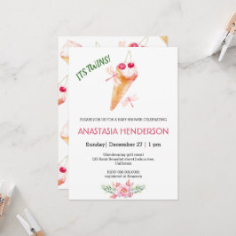 Det är twillingar! Inbjudan