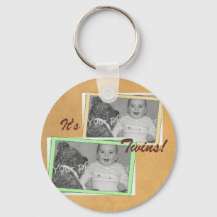 Det är twillingar! Keychain Nyckelring