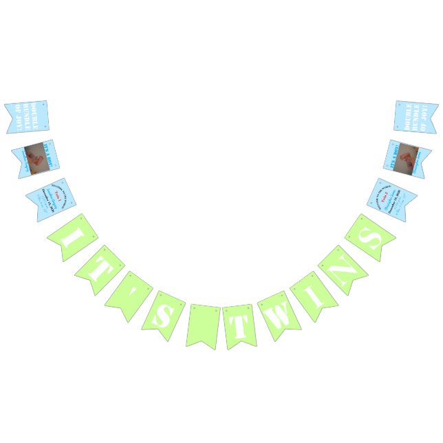 Det är Twillingar Pojks buntbanderoll Vimplar (Alla)