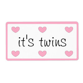 Det är twillingarnas klistermärken efter dalDesign Fraktsedel