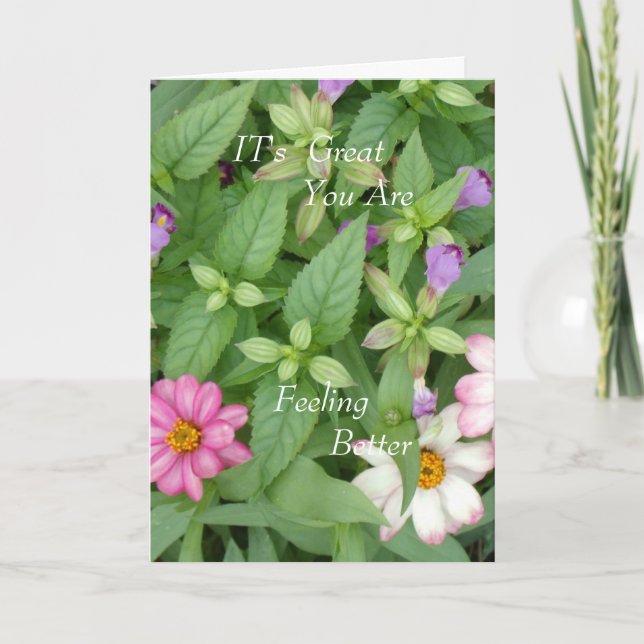 Det är underbart dig är känsligt förbättrar kort (Framsida)