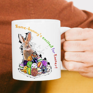 Det är upphetsat för Påsk! Kaffemugg
