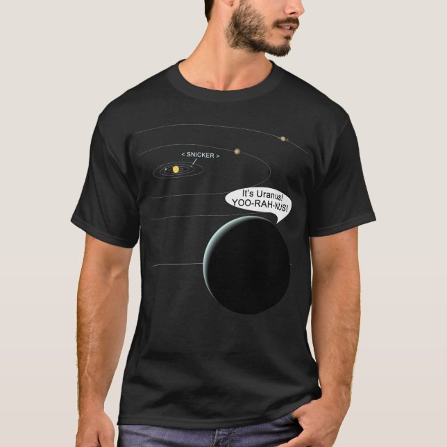 Det är Uranus T-shirt (Framsida)