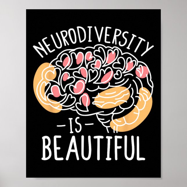 Det är vackert att fira den neurologiska mångfalde poster (Framsidan)