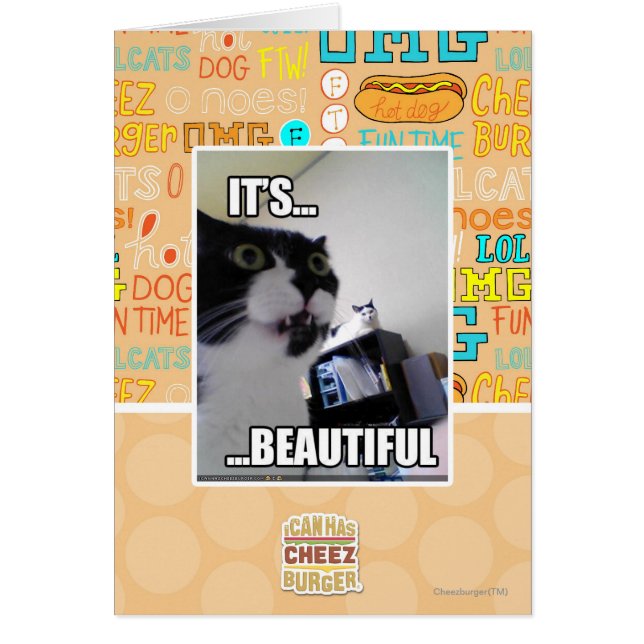 Det är vackert hälsningskort (Framsidan)