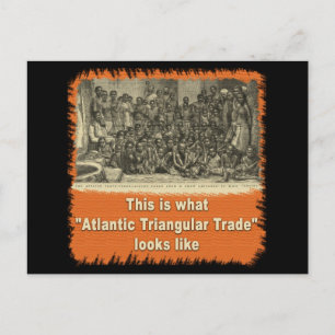 Det är vad atlantisk triangulär handel ser ut vykort