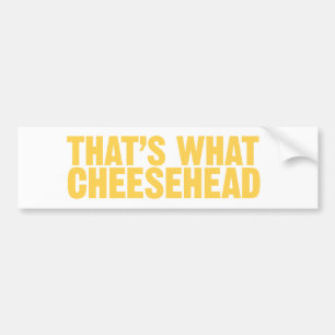 Det är vad cheeseheadbildekalet bildekal