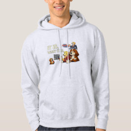 Det är vad det är – Rolig Hundillustration Hoodie
